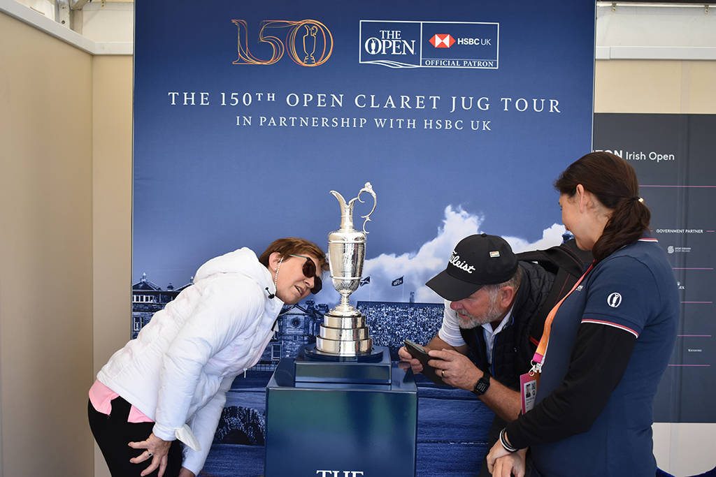 The Claret Jug at the Irish Open